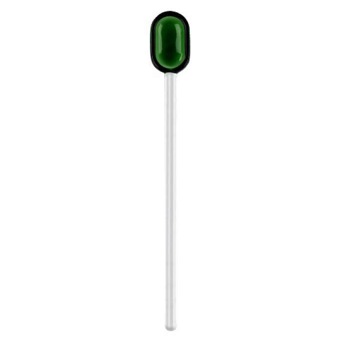 Ложка стеклянная Green/Clear 15,5 см