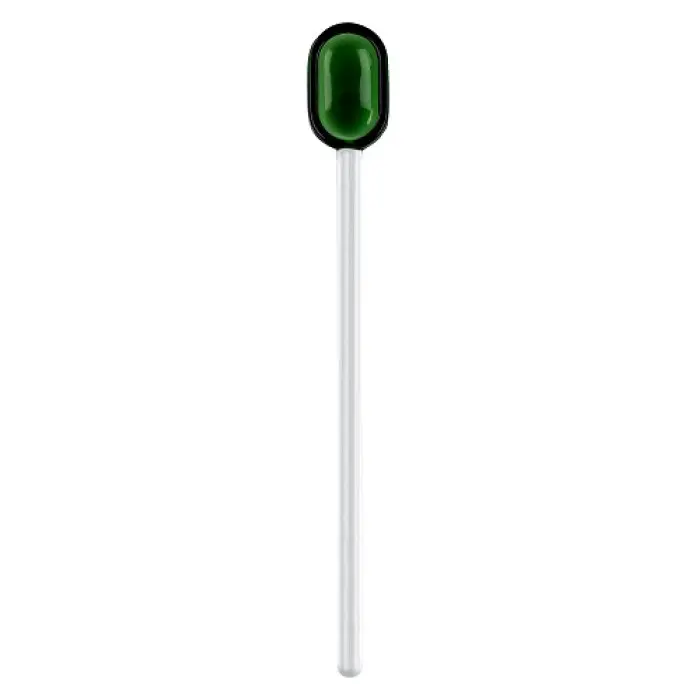 Ложка стеклянная Green/Clear 15,5 см
