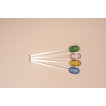 Ложка стеклянная Green/Clear 15,5 см
