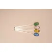 Ложка стеклянная Green/Clear 15,5 см