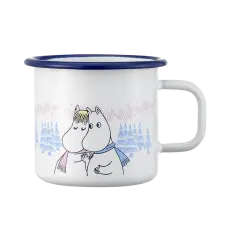 Кружка эмалированная Moomin Морозный день 370 мл