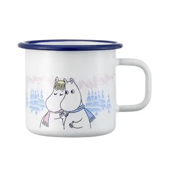 Кружка эмалированная Moomin Морозный день 370 мл