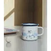 Кружка эмалированная Moomin Морозный день 370 мл