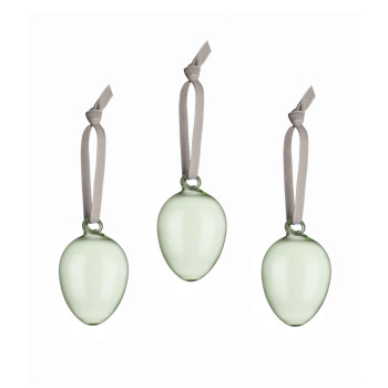 Набор подвесных украшений Egg green 3 шт