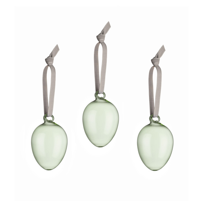Набор подвесных украшений Egg green 3 шт