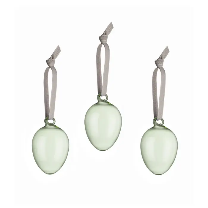 Набор подвесных украшений Egg green 3 шт