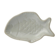 Тарелка fish-shaped, серая