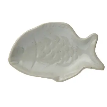 Тарелка fish-shaped, серая