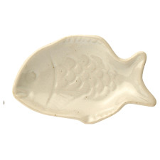 Тарелка fish-shaped, белая
