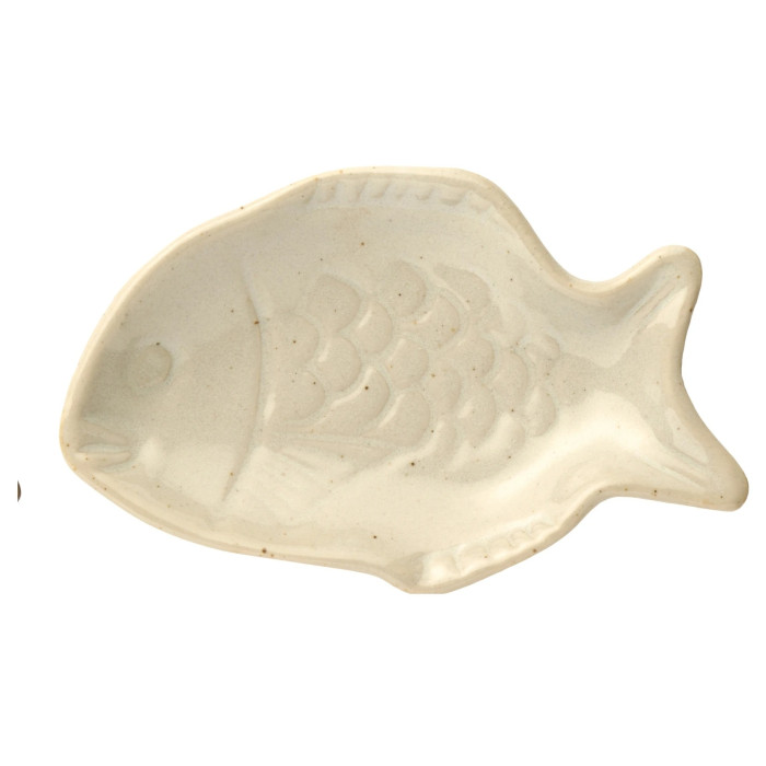 Тарелка fish-shaped, белая