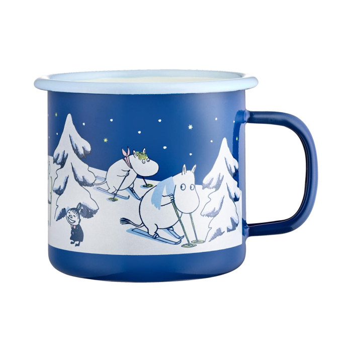 Кружка эмалированная Moomin Звездная ночь 370 мл