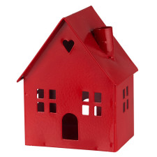Подсвечник House red, два окна.