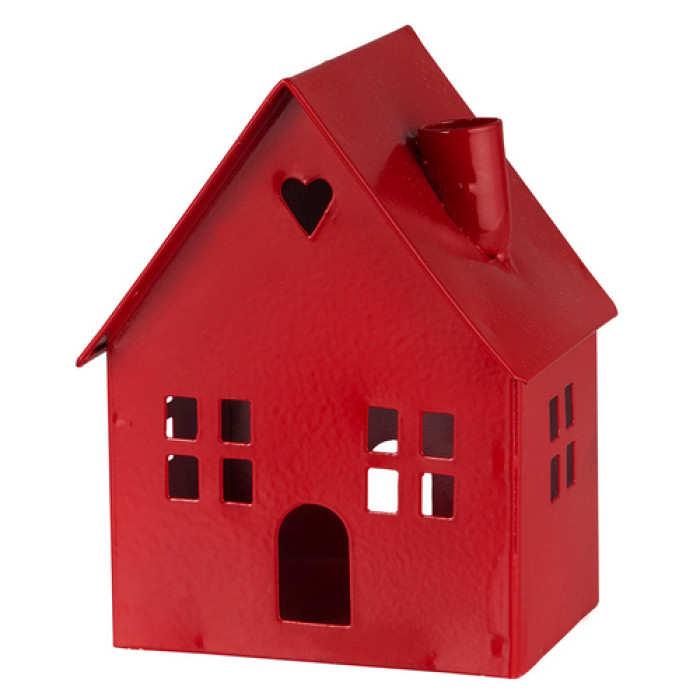 Подсвечник House red, два окна.