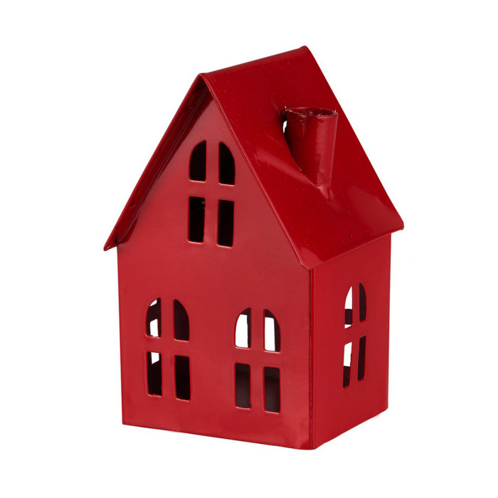 Подсвечник House red, овальные окна.