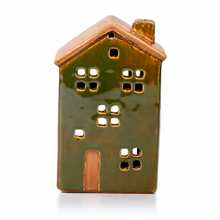 Подсвечник House for T-light Green 9х6,5х15,5 см
