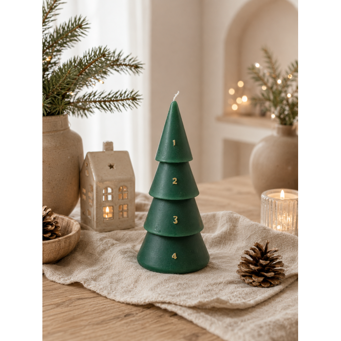 Свеча Tree green 15,5 см