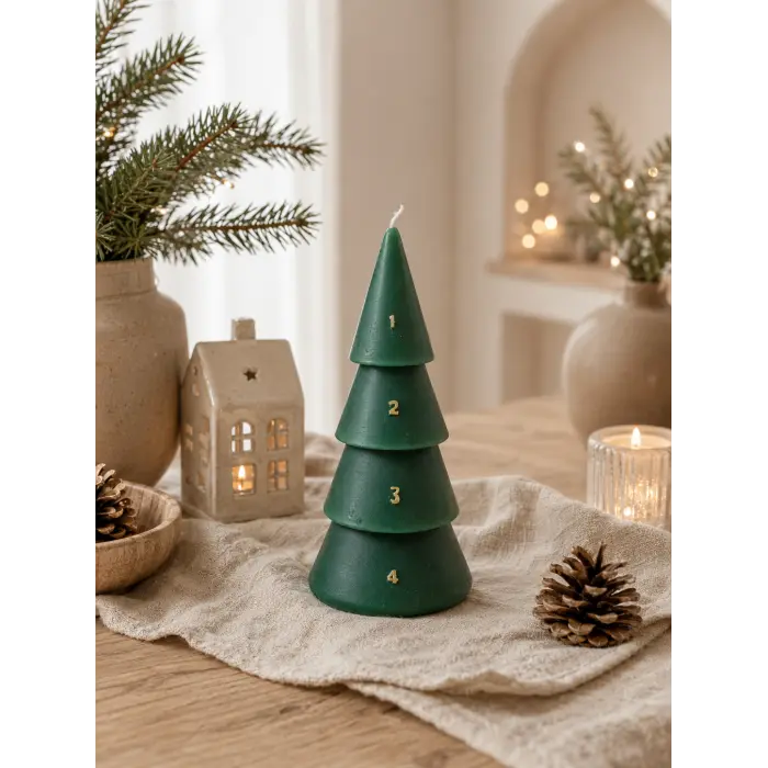 Свеча Tree green 15,5 см