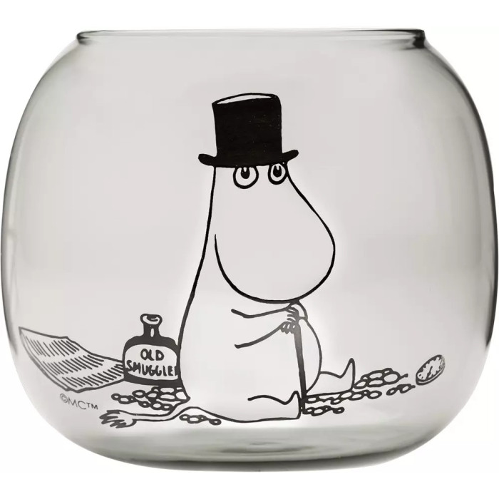Подсвечник Moomin Муми папа Grey 9,5 см