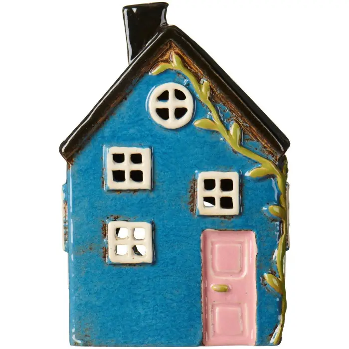 Подсвечник House Nyhavn light pink door and leaf vine
