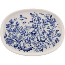 Тарелка для сервировки Moomin Весна white/blue 17 см