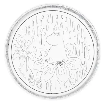 Тарелка стеклянная Moomin Мистический лес clear 15 см