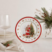 Десертная тарелка Happy Santa 19,5 см