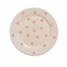 Десертная тарелка with Pink dots 20 см