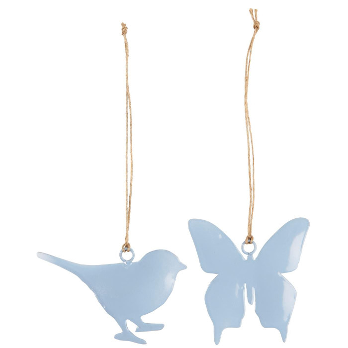 Подвесное украшение Bird/Butterfly light blue в асс.