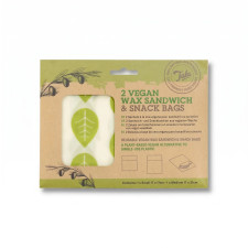 Набор восковых пакетов для сендвичей Vegan 2 шт (17х17 см, 17х21 см.)