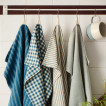 Полотенце Lucas dark blue small natural checks 50х70 см