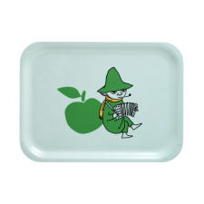 Поднос Moomin Вкусные яблоки green 27х20 см