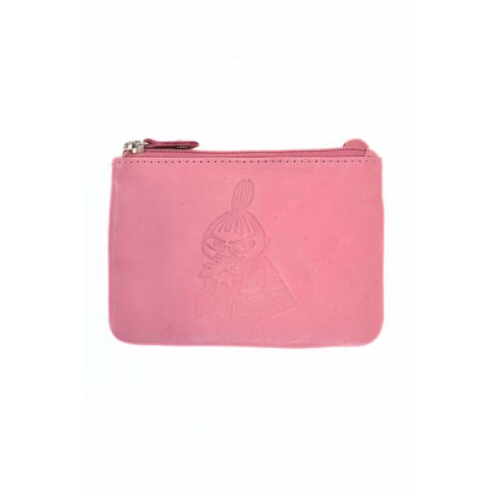 Кошелек для монет кожанный Moomin Малышка Мю Pink 12х9 см