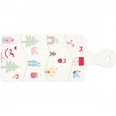 Доска сервировочная Laura christmas white