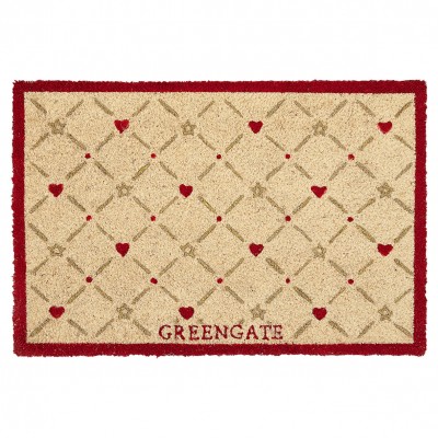 Коврик Clarina heart white 40х60 см