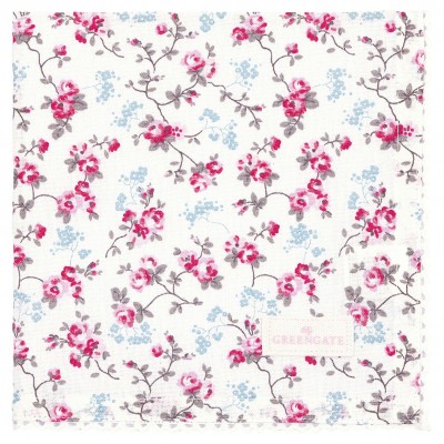 Салфетка with lace Elsy white 40х40 см