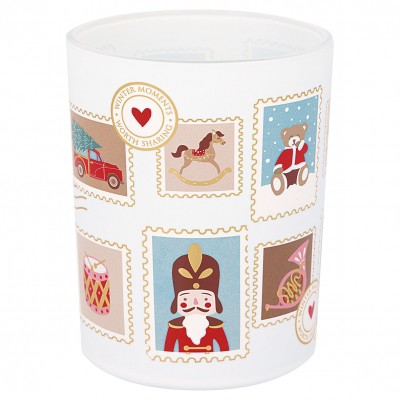 Подсвечник Xmas letter white medium