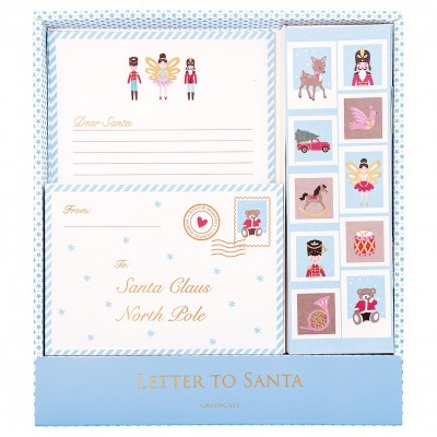 Набор для написания писем Xmas white 12 шт