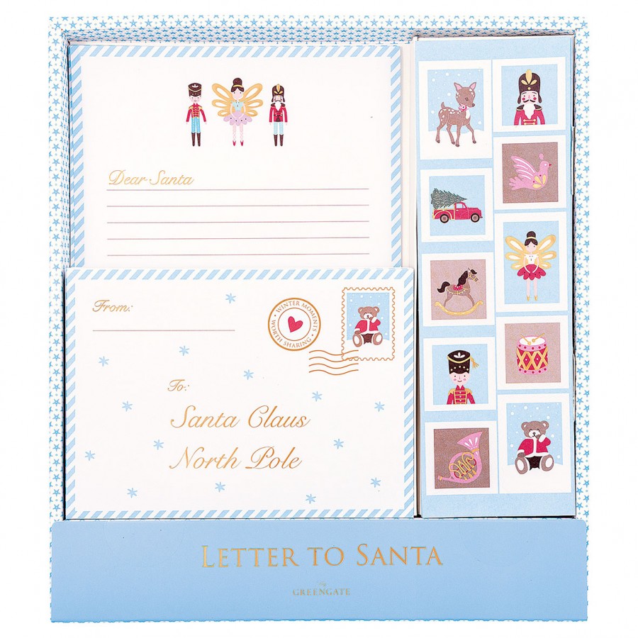 Набор для написания писем Xmas white 12 шт