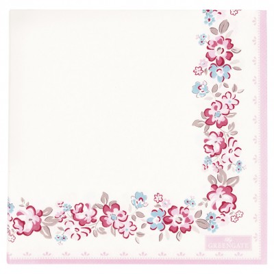 Салфетки бумажные Elba white 33x33 см, 20 шт