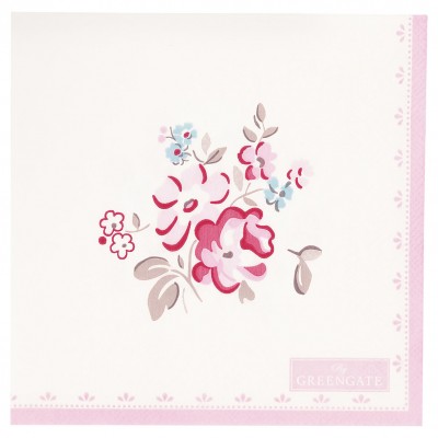 Салфетки бумажные Elba white 25х25 см, 20 шт