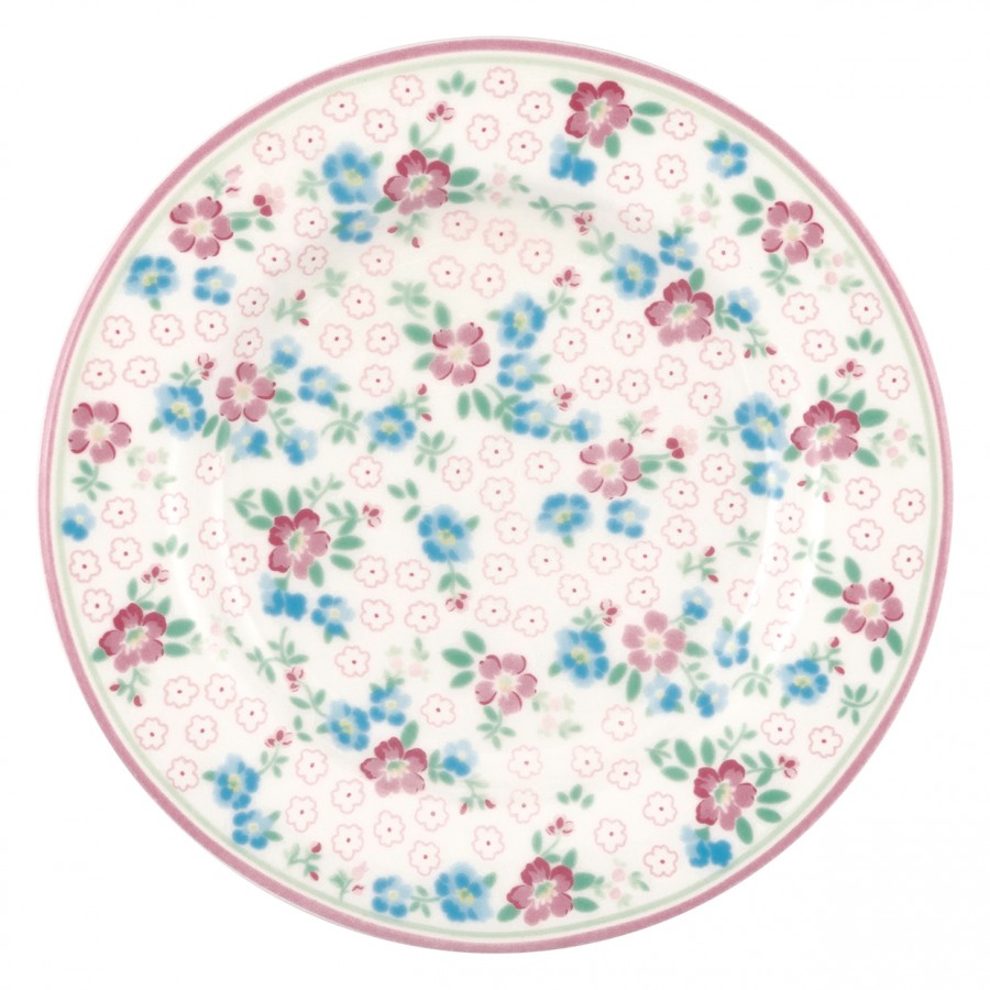 Десертная тарелка Allyna white