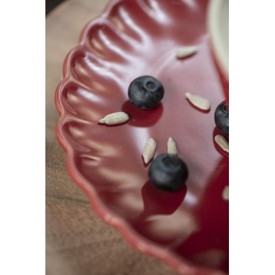 Тарелка Mynte Strawberry red 19,5