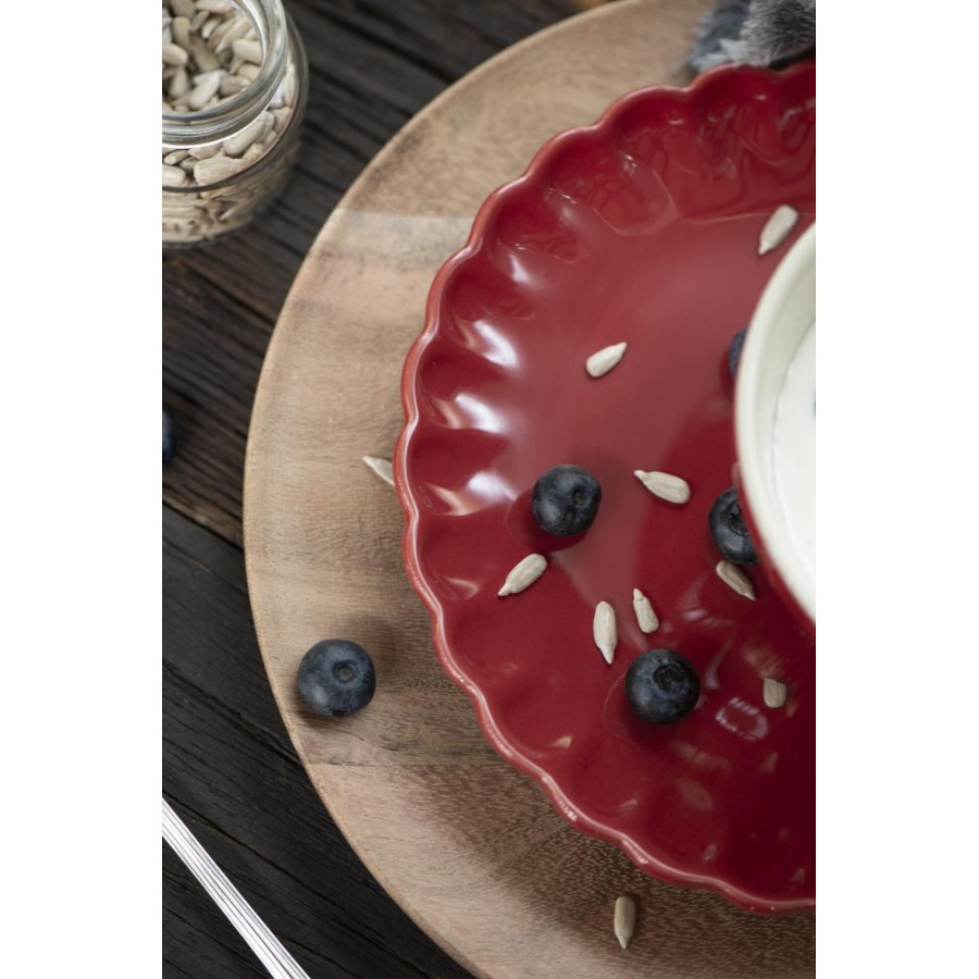 Тарелка Mynte Strawberry red 19,5