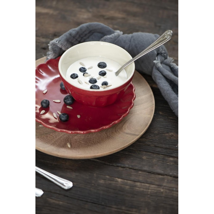 Тарелка Mynte Strawberry red 19,5