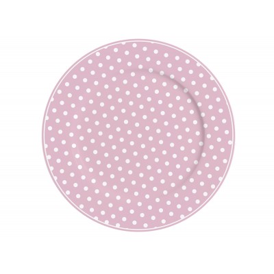 Тарелка Pink with dots 23 см