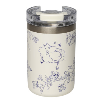 Термос Moomin Весна white/blue 350 мл