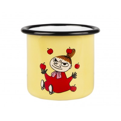 Moomin Кружка эмалированная Retro Малышка Мю желтая, 250 млт (ТОВАР ИЗ АУТЛЕТА)