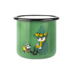 Moomin Кружка эмалированная Retro Снусмумрик зеленая, 370 мл (ТОВАР ИЗ АУТЛЕТА)