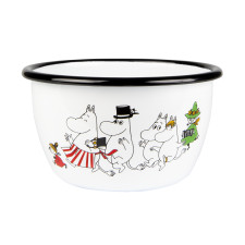 Moomin Пиала эмалированная Moomin Colors Муми-дол, 600 мл (ТОВАР ИЗ АУТЛЕТА)