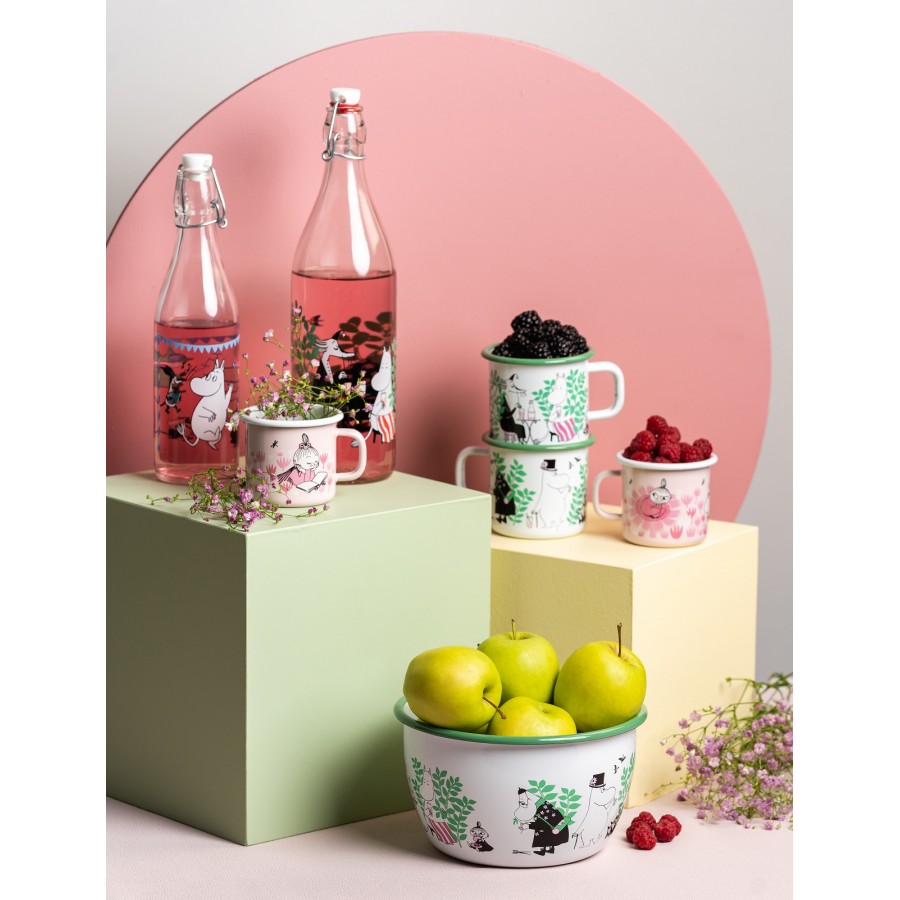 Moomin Кружка эмалированная Девушка в саду, 250 мл (ТОВАР ИЗ АУТЛЕТА)